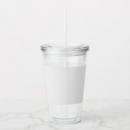 Vaso Acrílico Diseño de Celebración Nupcial de Lujo