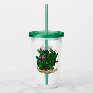 Vaso Acrílico Diseño de dados de Ranger