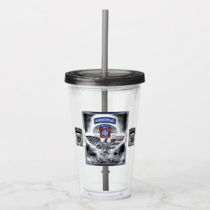 Vaso Acrílico Diseño de marco explosivo de la 82ª División Aerot