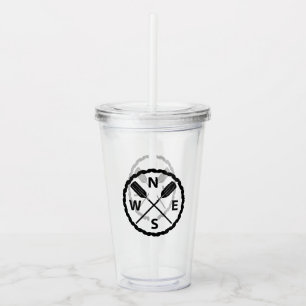 Vaso Acrílico Diseño del Explorador de pádel - Tumbler acrílico