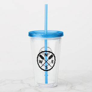 Vaso Acrílico Diseño del Explorador de pádel - Tumbler acrílico