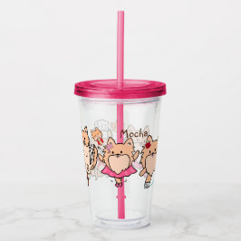 Vaso Acrílico Diversión personalizada de tipo Pom