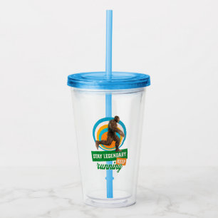 Vaso Acrílico Divertida Motivación para Correr de Bigfoot