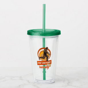 Vaso Acrílico Divertida Motivación para Correr de Bigfoot