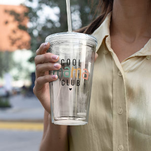 Vaso Acrílico Divertido Guay Mama Club, Regalo De Mamá