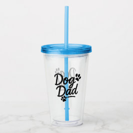 Vaso Acrílico Dog Dad
