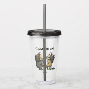 Vaso Acrílico Donde las cosas salvajes Añade tu nombre