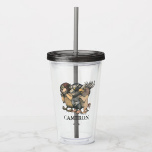 Vaso Acrílico Donde las cosas salvajes Añade tu nombre