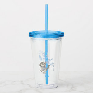 Vaso Acrílico Donde las cosas salvajes - Azul