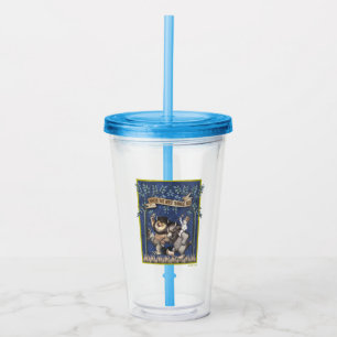 Vaso Acrílico Donde las cosas salvajes están gráfico