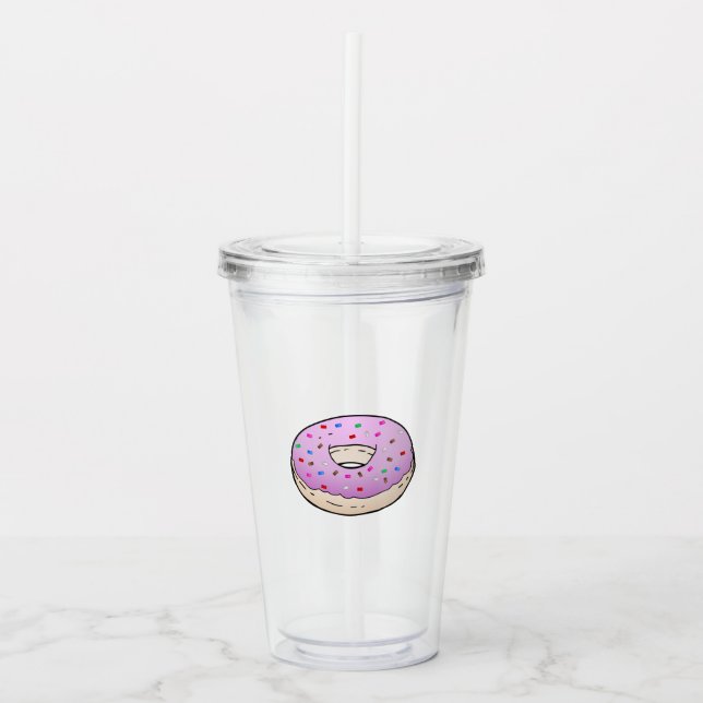 Vaso Acrílico Doughnut - Tumbler de Acrílico (Anverso)