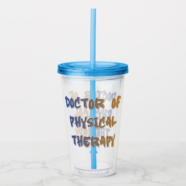 Vaso Acrílico DR de Fisioterapia (Anverso)