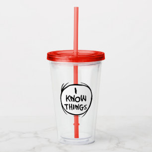 Vaso Acrílico Dr. Seuss   Cosa 1 Cosa 2 - Sé Cosas