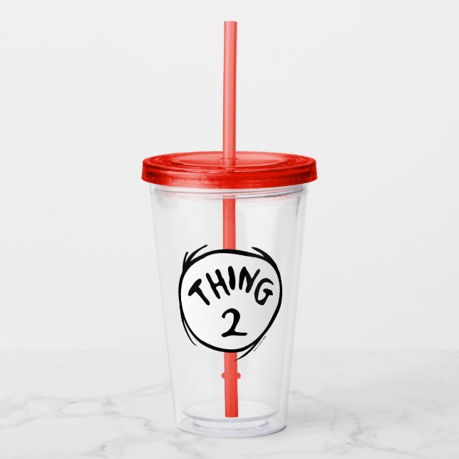 Vaso Acrílico Dr. Seuss | Cosa Uno Cosa Dos - Cosa Dos (Anverso)