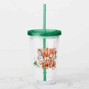 Vaso Acrílico Dr. Seuss Guy-Am-I "No Me Gustan"