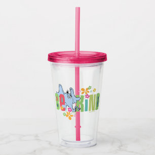Vaso Acrílico Dr. Seuss Horton Hears A Who Sé amable