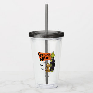 Vaso Acrílico Dr. Seuss Noche del Grinch de Halloween Gráfico