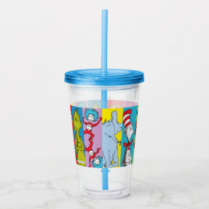 Vaso Acrílico Dr. Seuss Recorte de Personaje