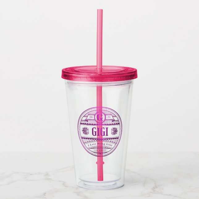 Vaso Acrílico Dulce GIGI (Anverso)