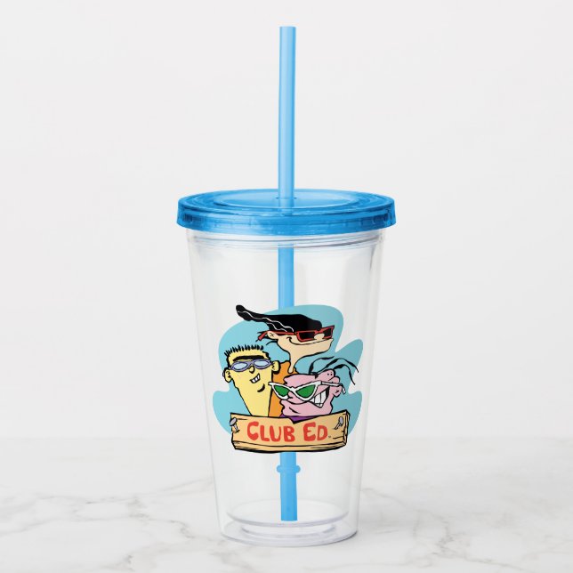 Vaso Acrílico Ed, Edd, n Eddy - Club Ed (Anverso)