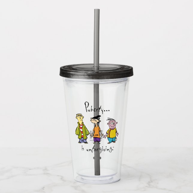 Vaso Acrílico Ed, Edd, n Eddy - La Pubertad Es Inindulgente (Anverso)