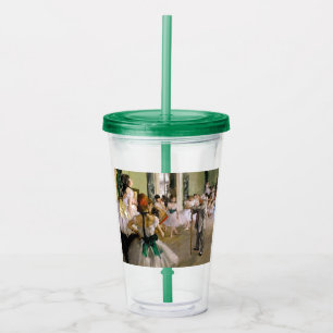 Vaso Acrílico Edgar Degas La Clase De Baile