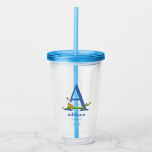 Vaso Acrílico El ABC de Dr. Seuss: Letra A - Blanco Agrega tu