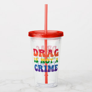 Vaso Acrílico El Arrastrar No Es Un Crimen Acrílico Tumbler