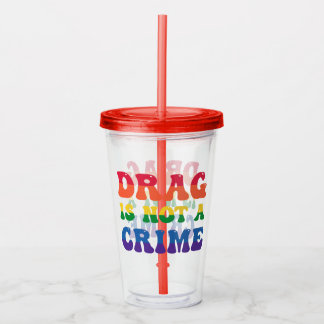 Vaso Acrílico El Arrastrar No Es Un Crimen Acrílico Tumbler