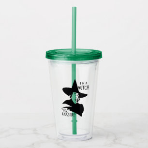 Vaso Acrílico El Asistente De Oz™ Soy una bruja