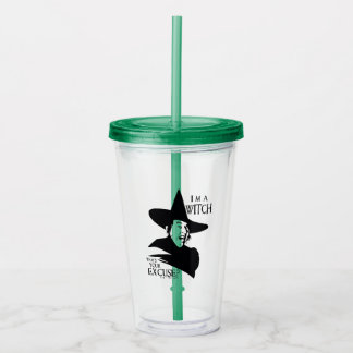 Vaso Acrílico El Asistente De Oz™ | Soy una bruja