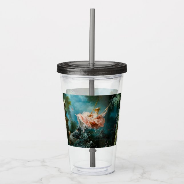 Vaso Acrílico El Columpio Fragonard (Anverso)