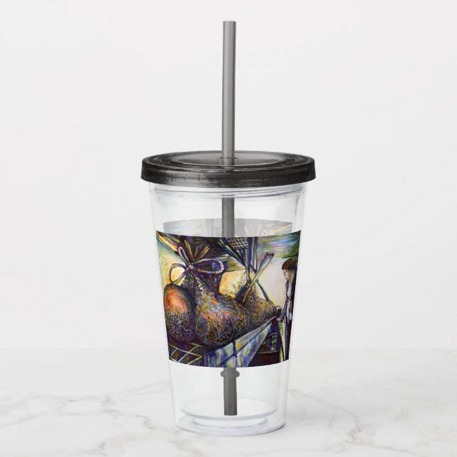 Vaso Acrílico El devastador destino de la vida (Anverso)