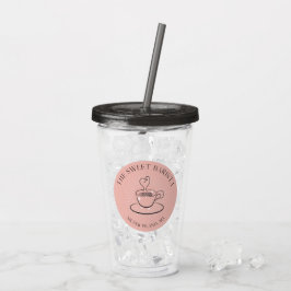 Vaso Acrílico El dulce Tumbler acrílico de Barista