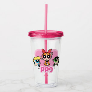 Vaso Acrílico El equipo de Chicas poderosos es impresionante