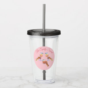 Vaso Acrílico El Escuadrón Spritz   Escuadrón de la Novia Fiesta