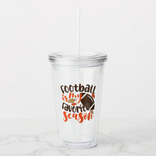 Vaso Acrílico El fútbol es mi sesión favorita
