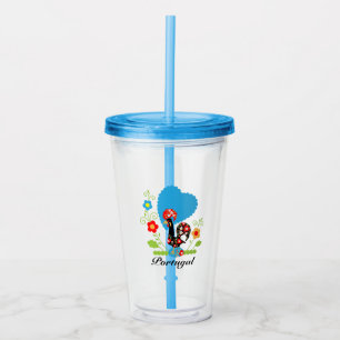 Vaso Acrílico El gallo portugués