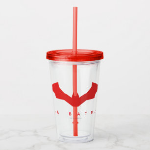 Vaso Acrílico El logo de Batman Bat