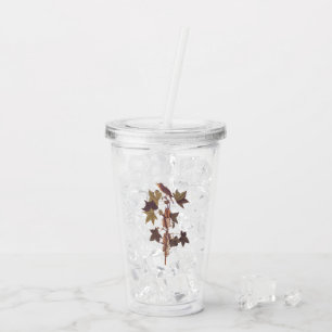 Vaso Acrílico El pájaro del Flycatcher del Sendero Audubon