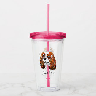 Vaso Acrílico El retrato arrogante el | del perro de aguas de