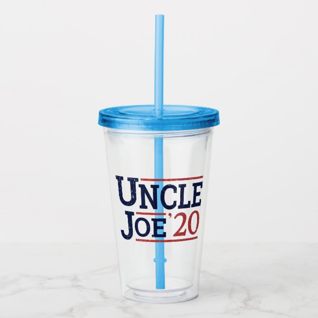 Vaso Acrílico Elecciones 2020 - Tío Joe (Anverso)