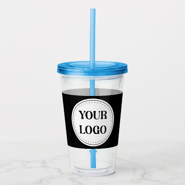 Vaso Acrílico Elegante, contemporáneo, refinado y personalizable (Anverso)
