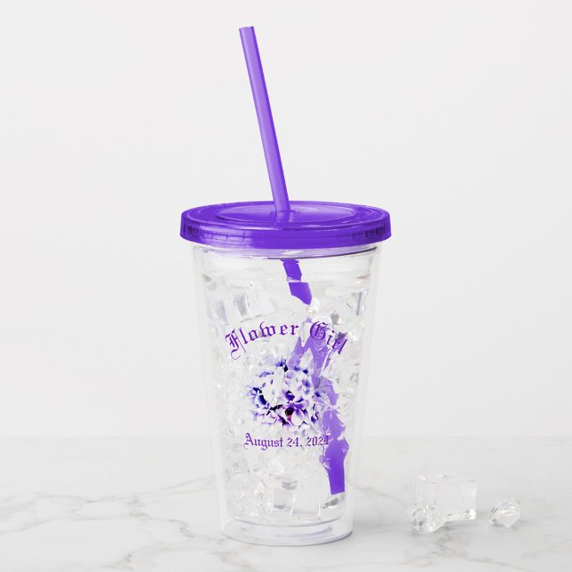 Vaso Acrílico Elegante violeta (Subido por el creador)