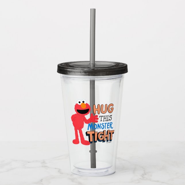 Vaso Acrílico Elmo | Abrazarse de este monstruo (Anverso)