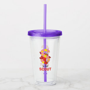 Vaso Acrílico Elmo Alphabet S Star