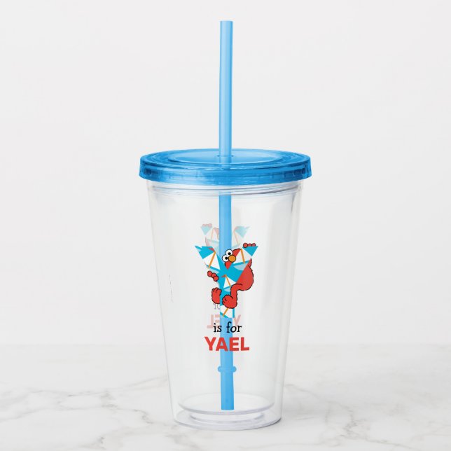Vaso Acrílico Elmo Alphabet | Y Yacht (Anverso)