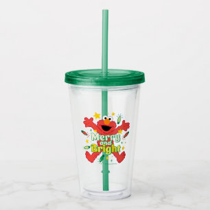 Vaso Acrílico Elmo   Merry y Bright