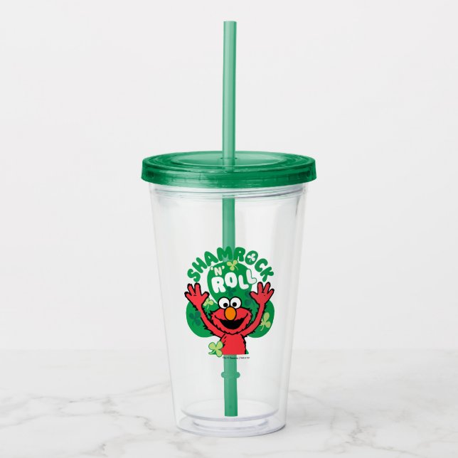Vaso Acrílico Elmo | Shamrock 'N' Roll (Anverso)
