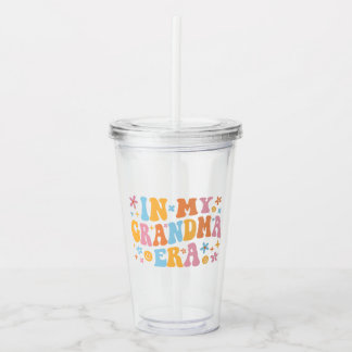 Vaso Acrílico En Mi Época de Abuela Yo